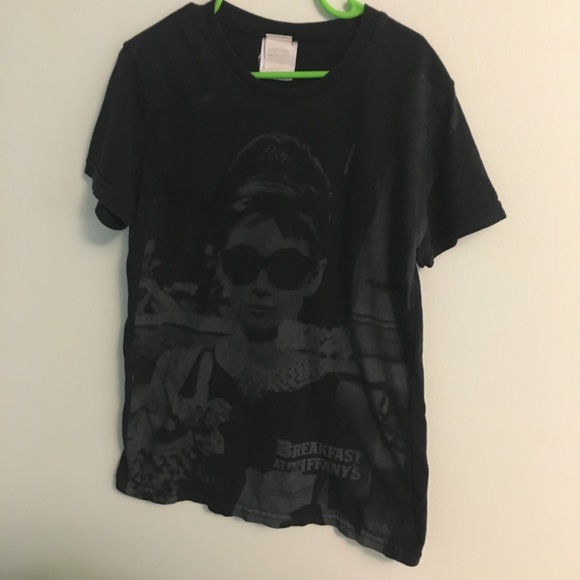 Tops - Breakfast at Tiffany’s tee featuring Audrey xs